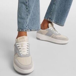 Tod's like new Leather Platform Sneakers Size 37